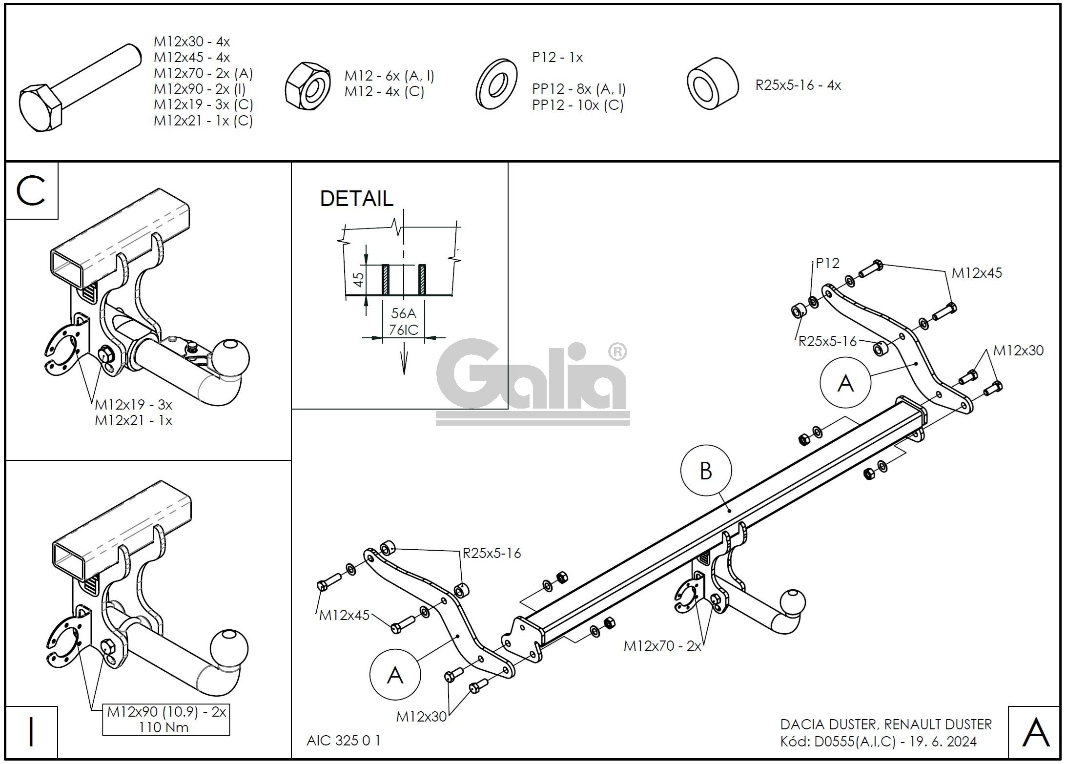 Hak holowniczy Dacia Bigster (od 2024r.)